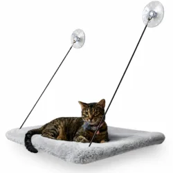 Hamacas de ventana en peluche para gato