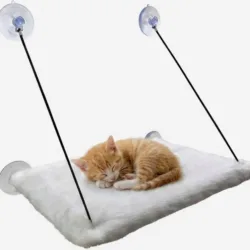 Hamacas de ventana en peluche para gato - Image 7