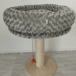 Poste Rascador con Nido en Peluche - Image 5