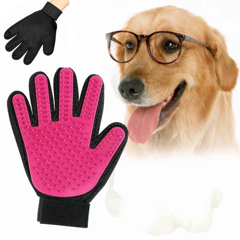 Guantes KYLOS Para Quitar Pelo De Mascotas - Cepillo Masajeador Para Perros, Gatos Y Conejos