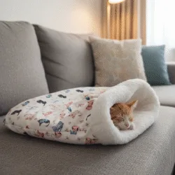 Alternative view of Bolsa de Dormir para Gato – Arte Felina
