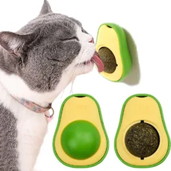 Bola Interactiva de Catnip Lambe Aguacate
