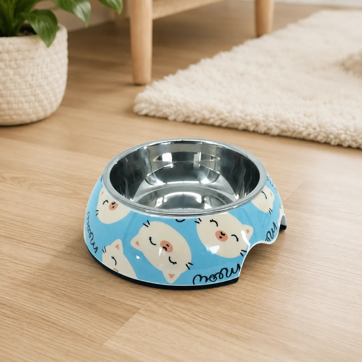 Comedero Doble de Cerámica para Gatos y Perros